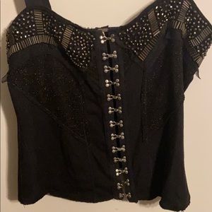 Free People Corset Style Top